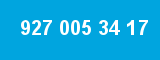 927 005 34 17 927 005 34 17